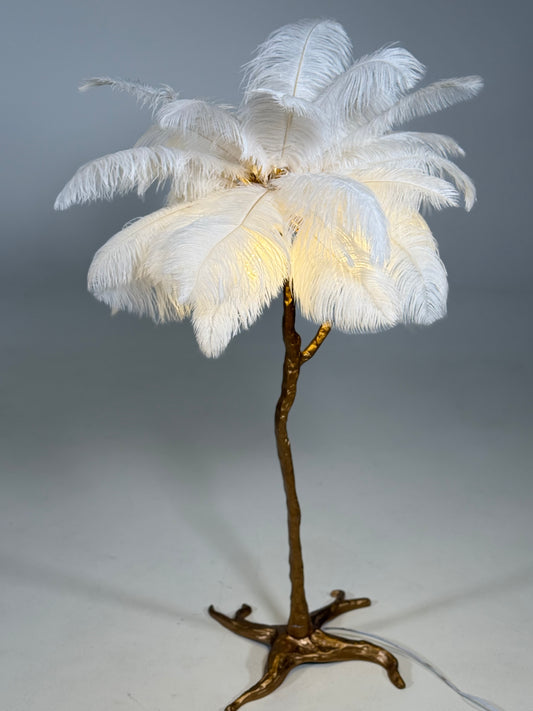 Luxury Ostrich Feather Floor Lamp